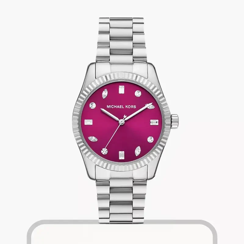 Michael Kors Lexington Pink Dial Casual Ladies Watch- MK7443